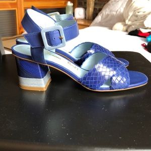 Casuccio Vincenzo azure heeled sandals